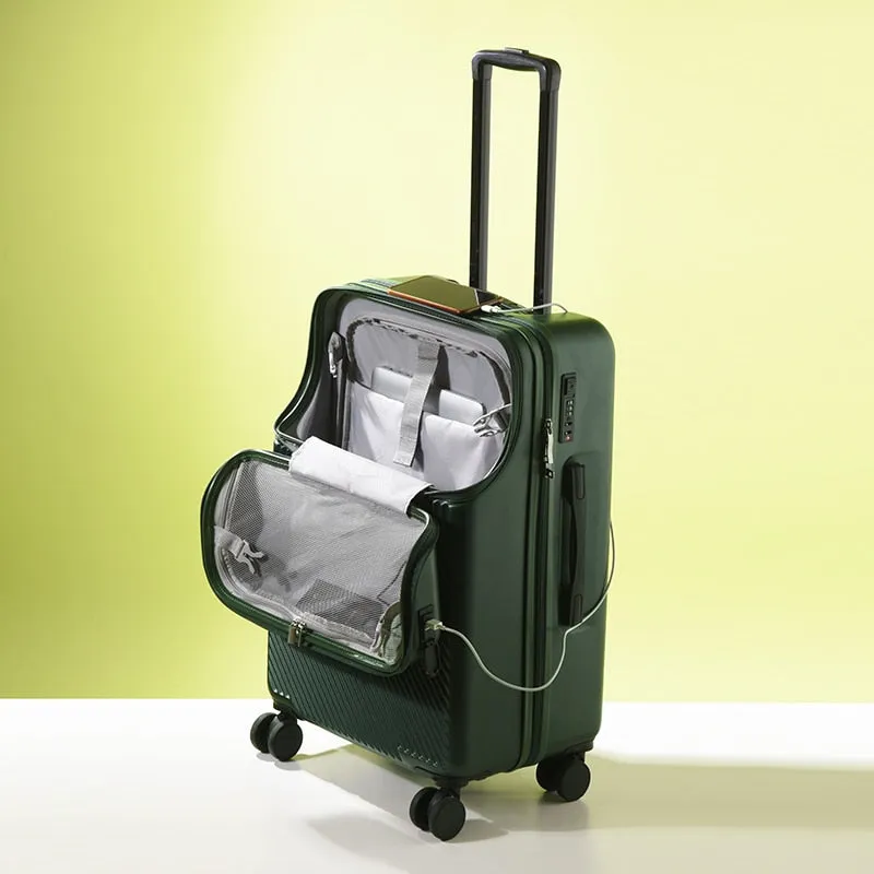 Travel Suitcase Carry on Luggage with Wheels Cabin Rolling Luggage trolley luggage bag Men&#39;s business lightweight luggage