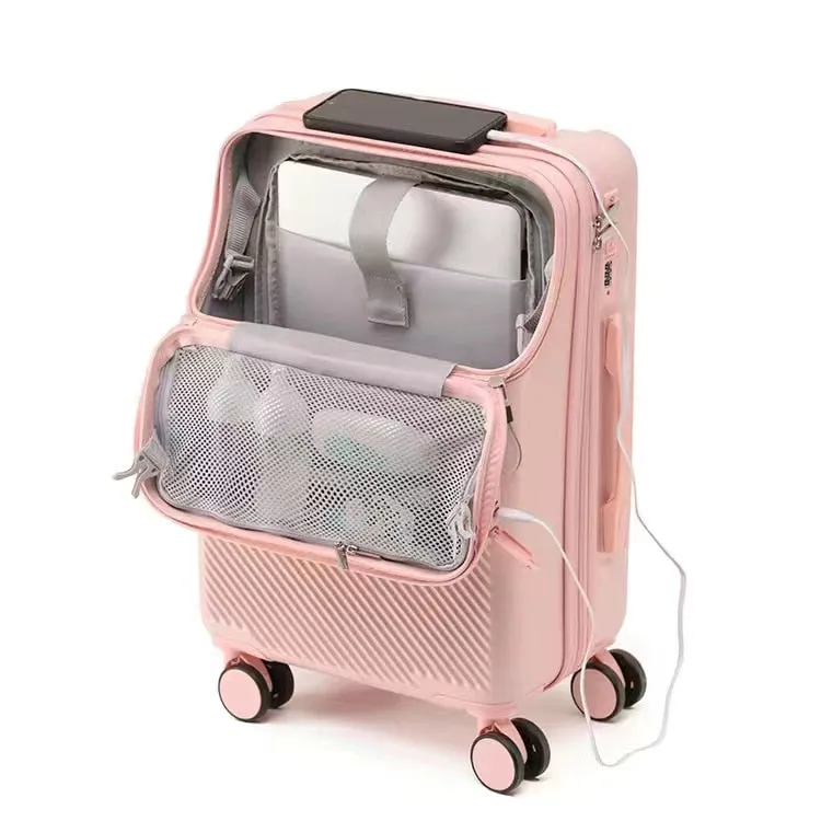 Travel Suitcase Carry on Luggage with Wheels Cabin Rolling Luggage trolley luggage bag Men&#39;s business lightweight luggage