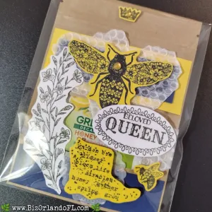 TREAT BAGS: Queen Bee -- Beloved Queen Handcrafted Treat Bag by Kathryn McHenry