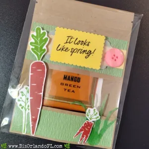 TREAT BAGS: Spring -- It Looks Like Spring! Handcrafted Treat Bag by Kathryn McHenry