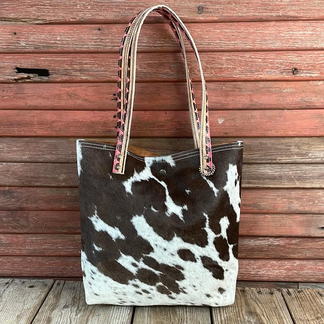 Trisha - Chocolate & White w/ Blank Slate