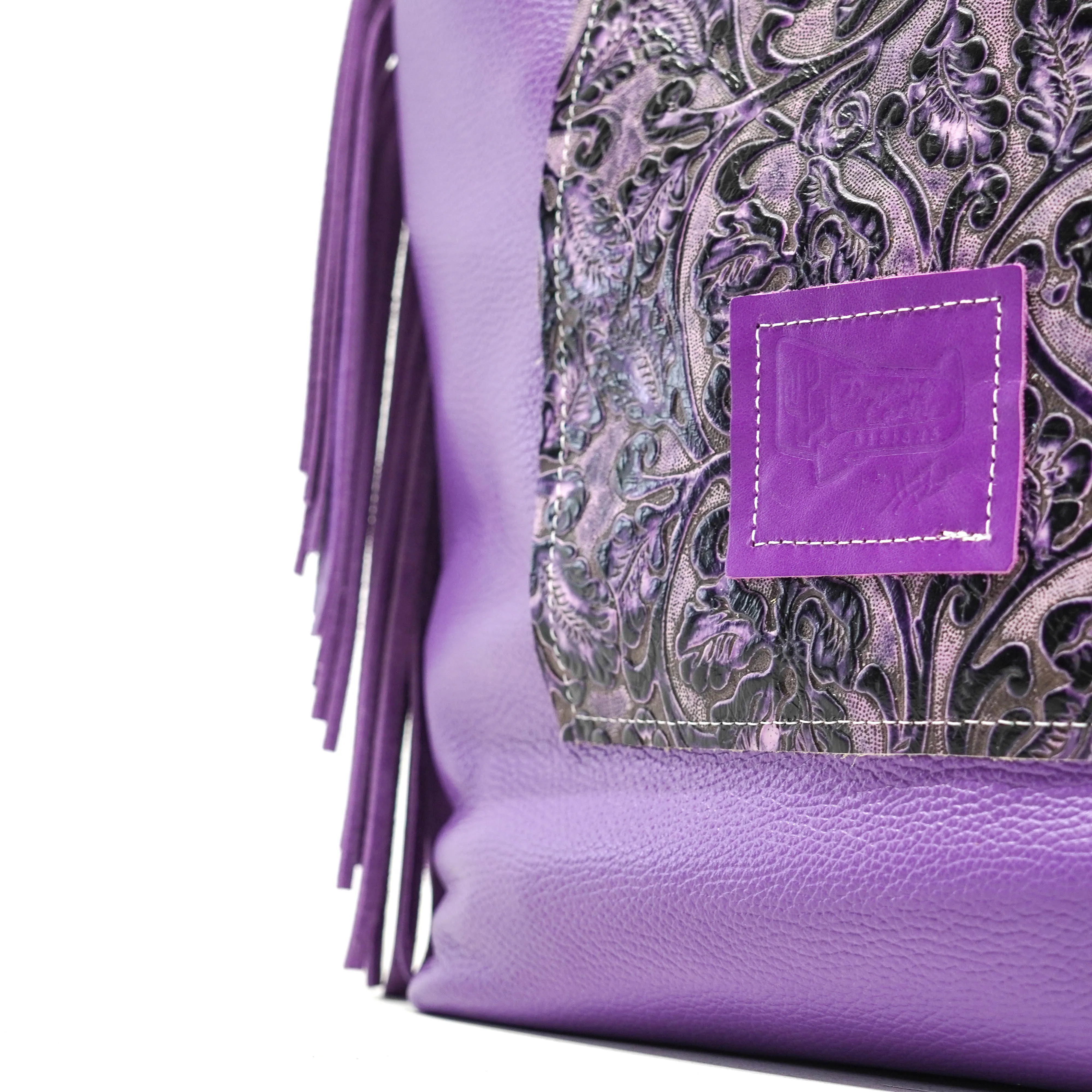 Trisha - Two-Tone Brindle w/ Orchid Tool