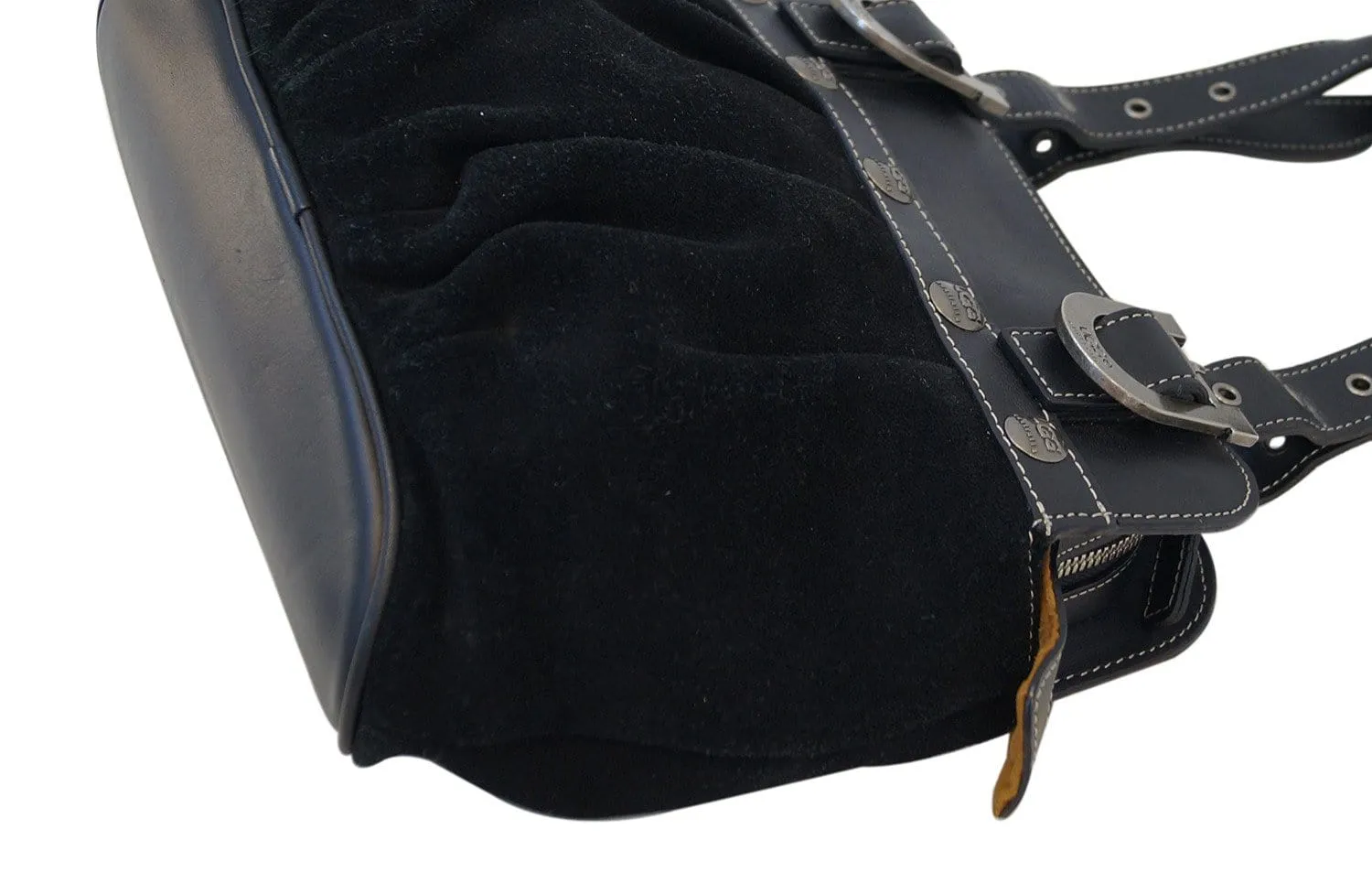UGG Australia Black Suede Leather Shoulder Bag - Sale