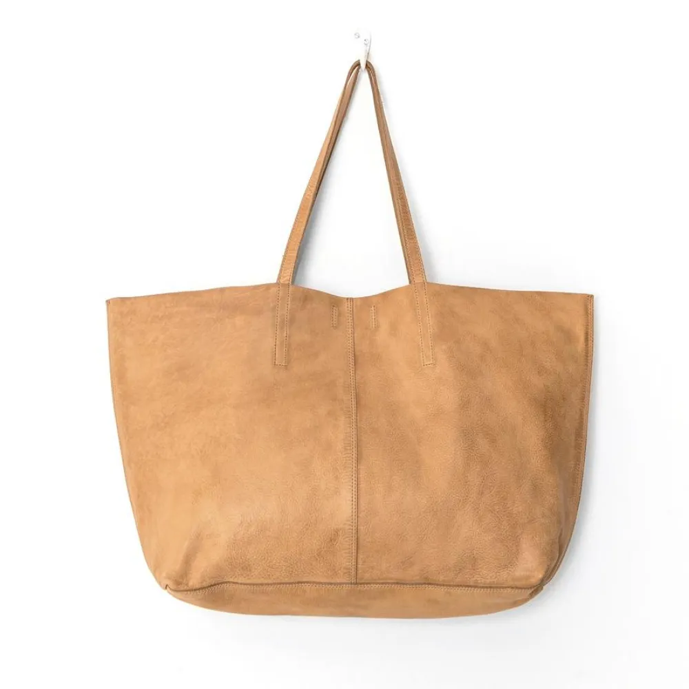 UNLINED LEATHER TOTE