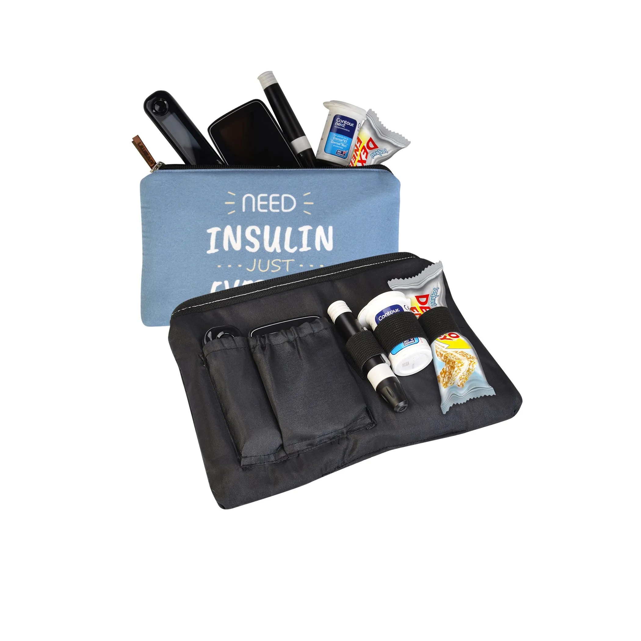 uWear Dia-Zipper Bag for Diabetes Supplies