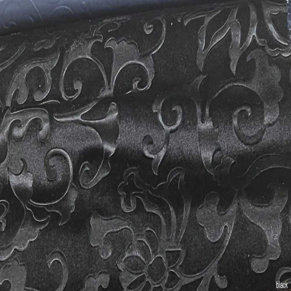 Vails Brocade Velvet Fabric, 72 Inch in Width Ideal Embossed Material for Home Decor