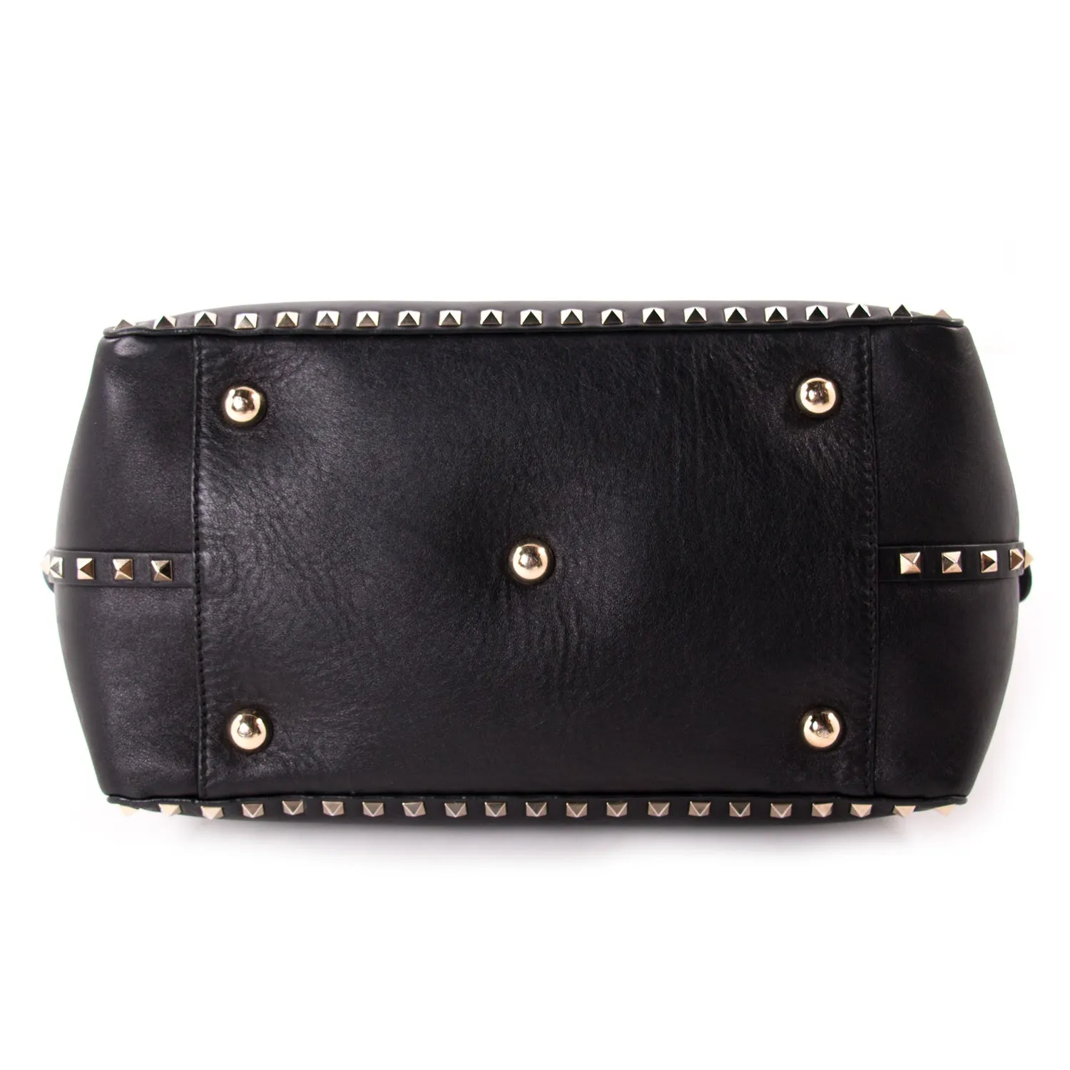Valentino Black Rockstud Tote Bag