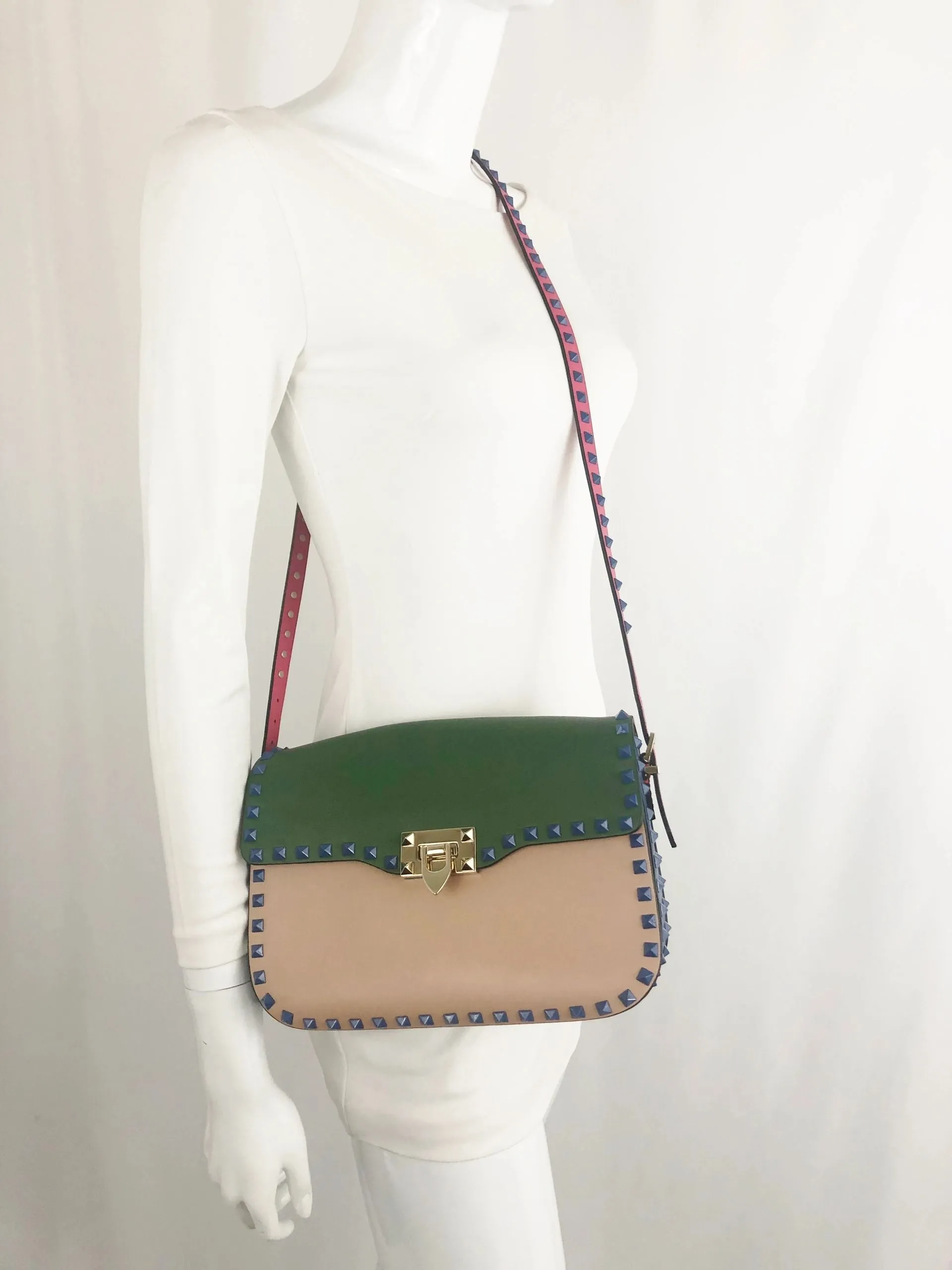 Valentino Garavani Rockstud Multi Color Shoulder Bag