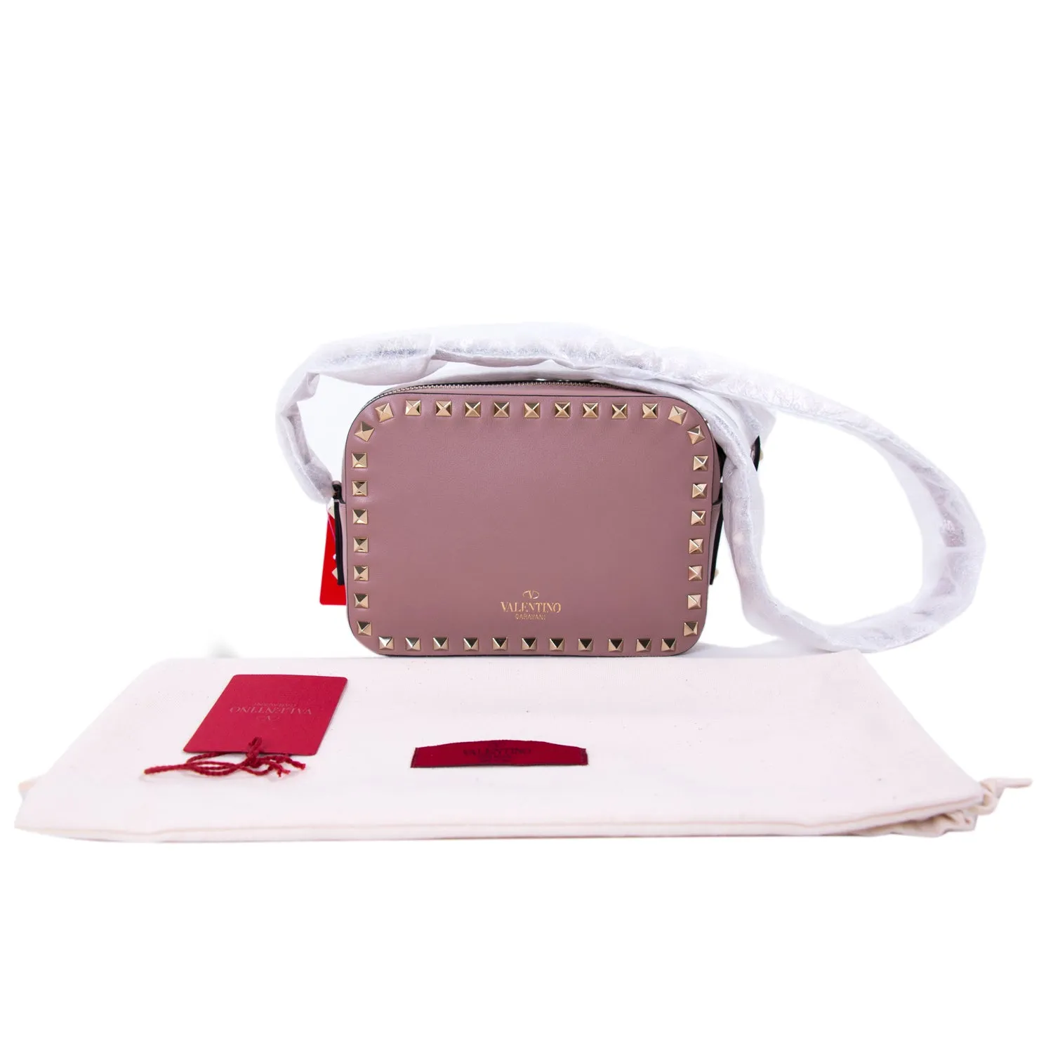 Valentino Rockstud Camera Cross Body Bag
