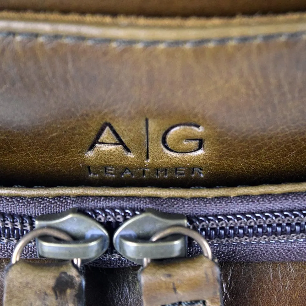 Vancouver Travel Bag in Chocolate Leather - Final Sale: No Returns or Exchanges - 20% off last unit limited edition