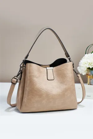 Leather Duffel Bags with Zipper Compartments