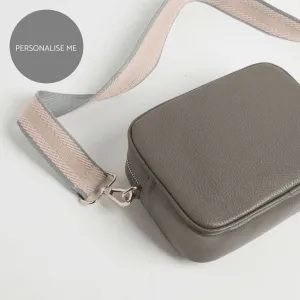 Verona Crossbody Tassel Cinder Bag with Pastel Strap
