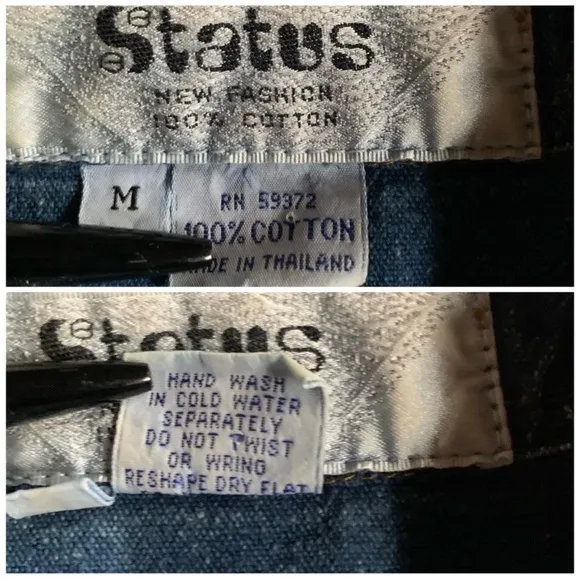 Vintage Acid Denim Wash Embellished Western Skirt and Shirt