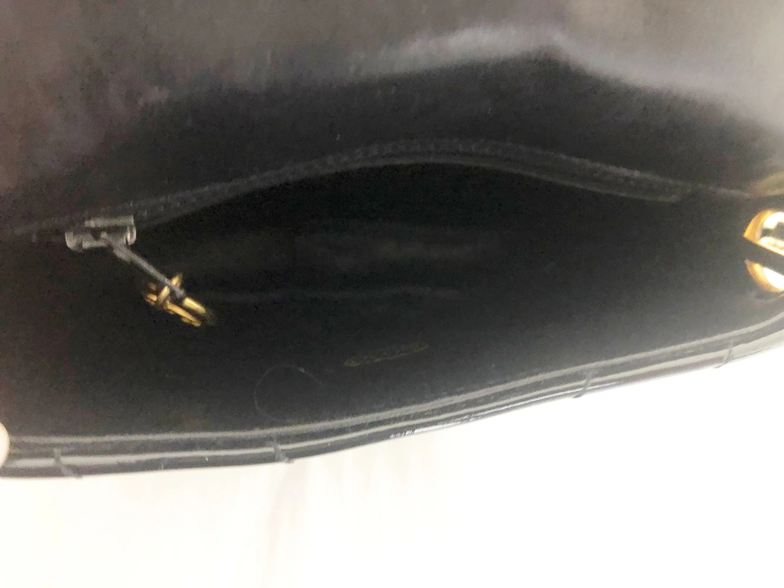 Vintage Chanel Patent Leather Shoulder Bag
