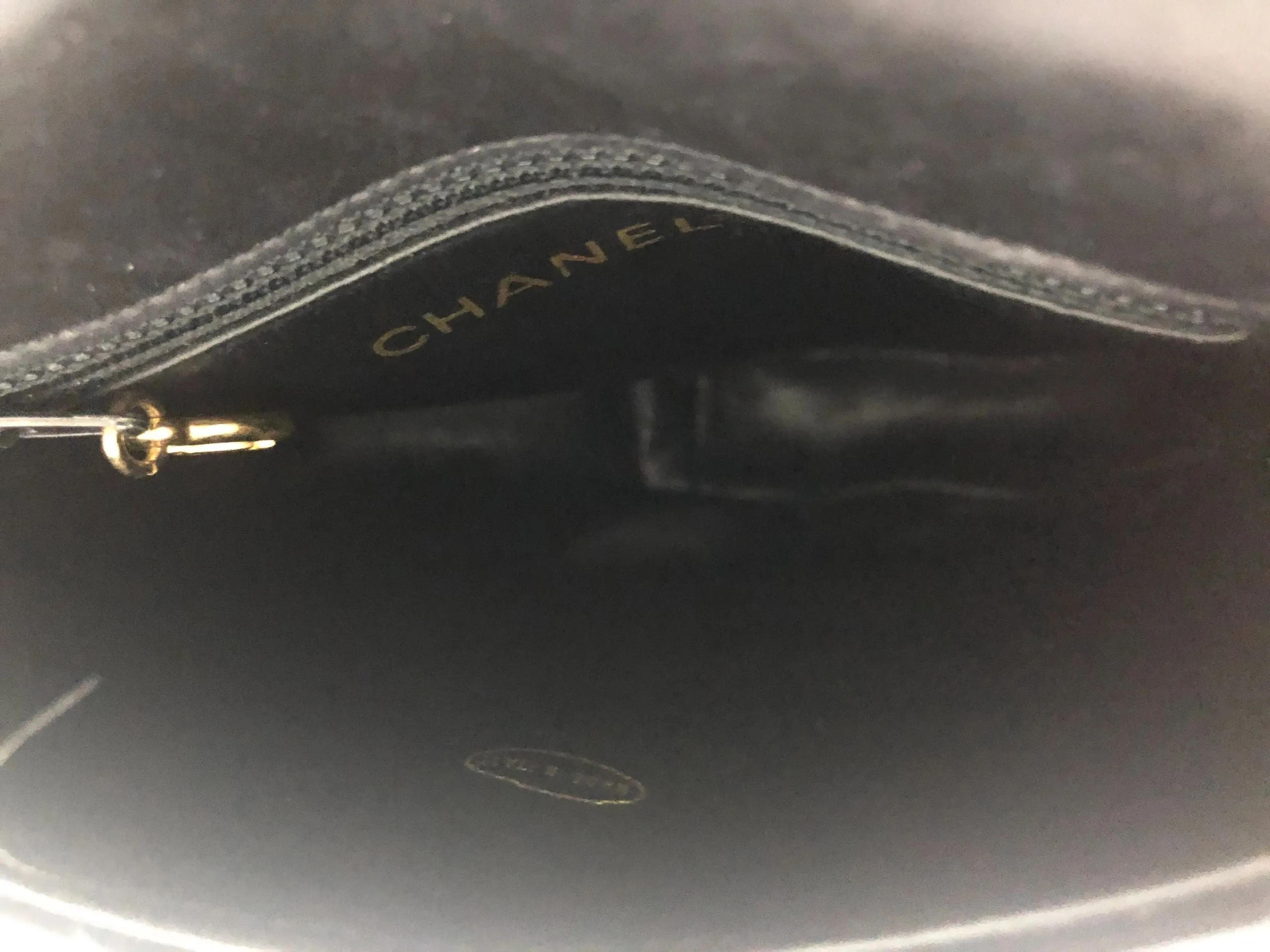 Vintage Chanel Patent Leather Shoulder Bag