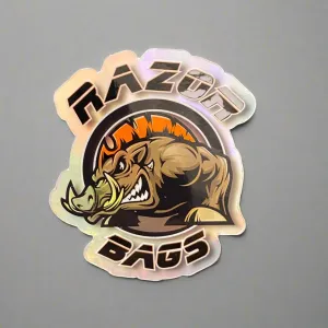 Vintage Razor Bags Logo Sticker