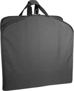 WallyBags 45" Deluxe Slim Travel Garment Bag with Accessory Pocket, Black, Inch Black 45 Inch U3