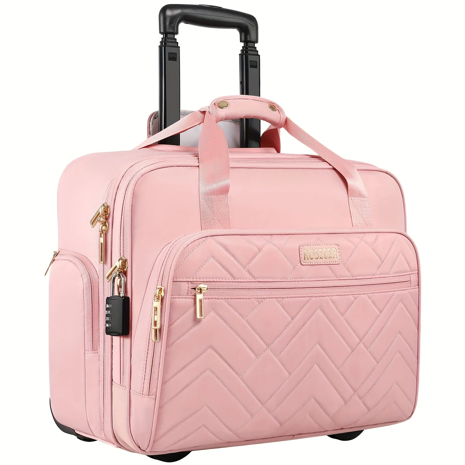 Waterproof Rolling Laptop Bag 43 94 Cm for Men & Women