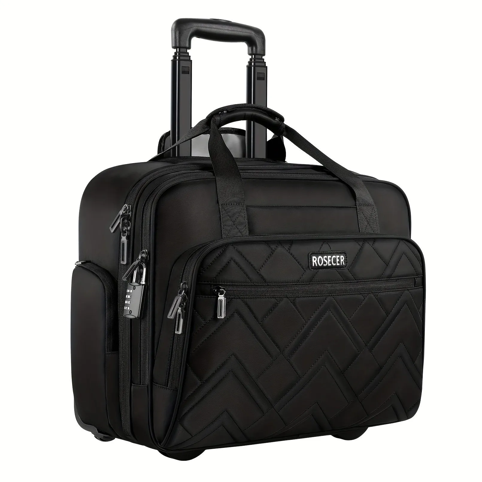 Waterproof Rolling Laptop Bag 43 94 Cm for Men & Women