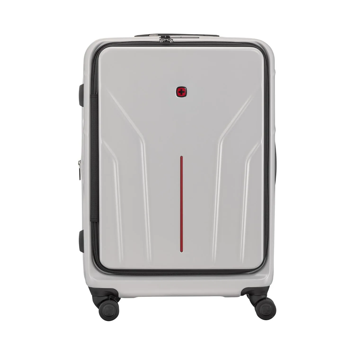 Wenger Amplix Hardside Expandable 69cm Check-In Luggage Trolley Silver