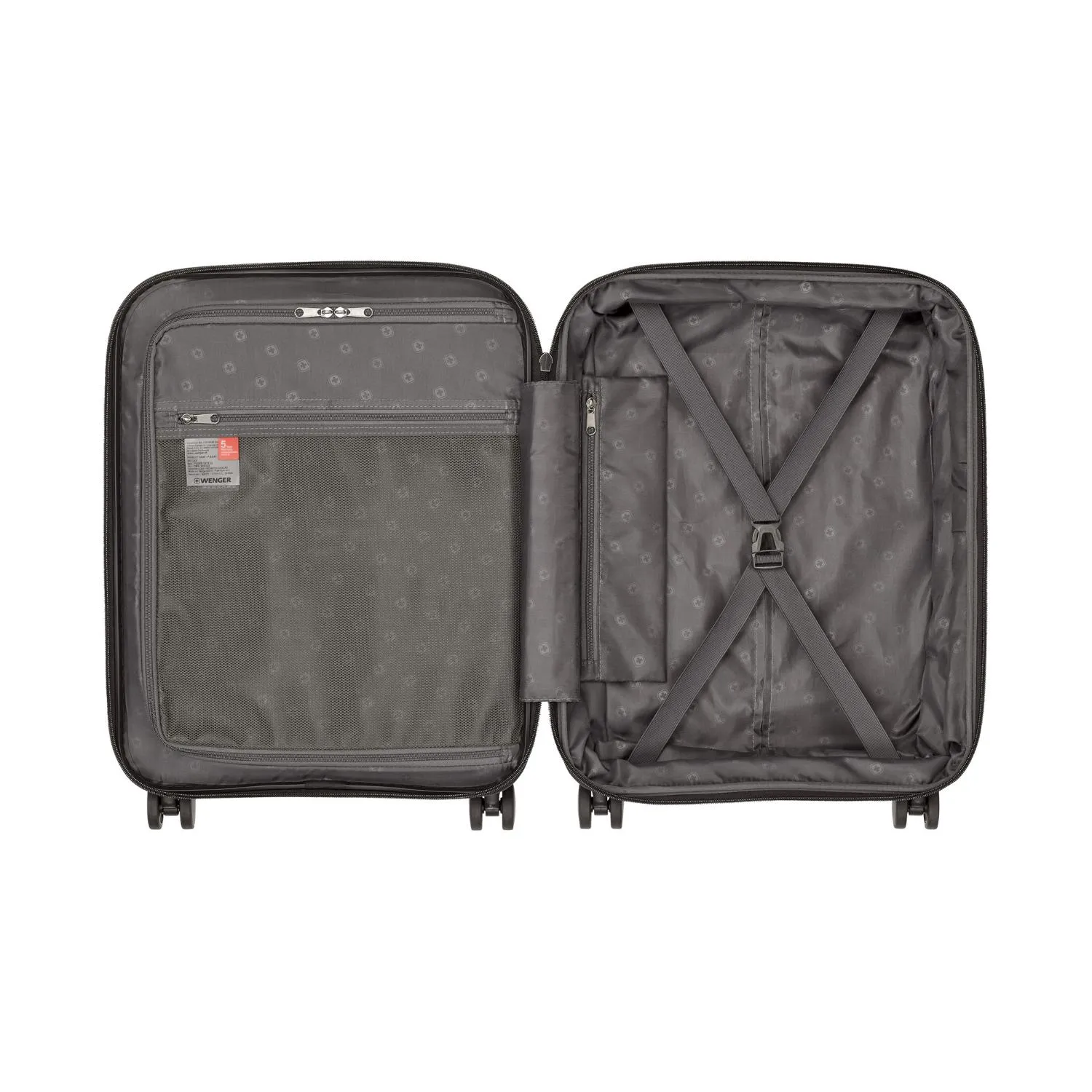 Wenger Optimo Hardside Expandable 57cm Cabin Luggage Trolley Black