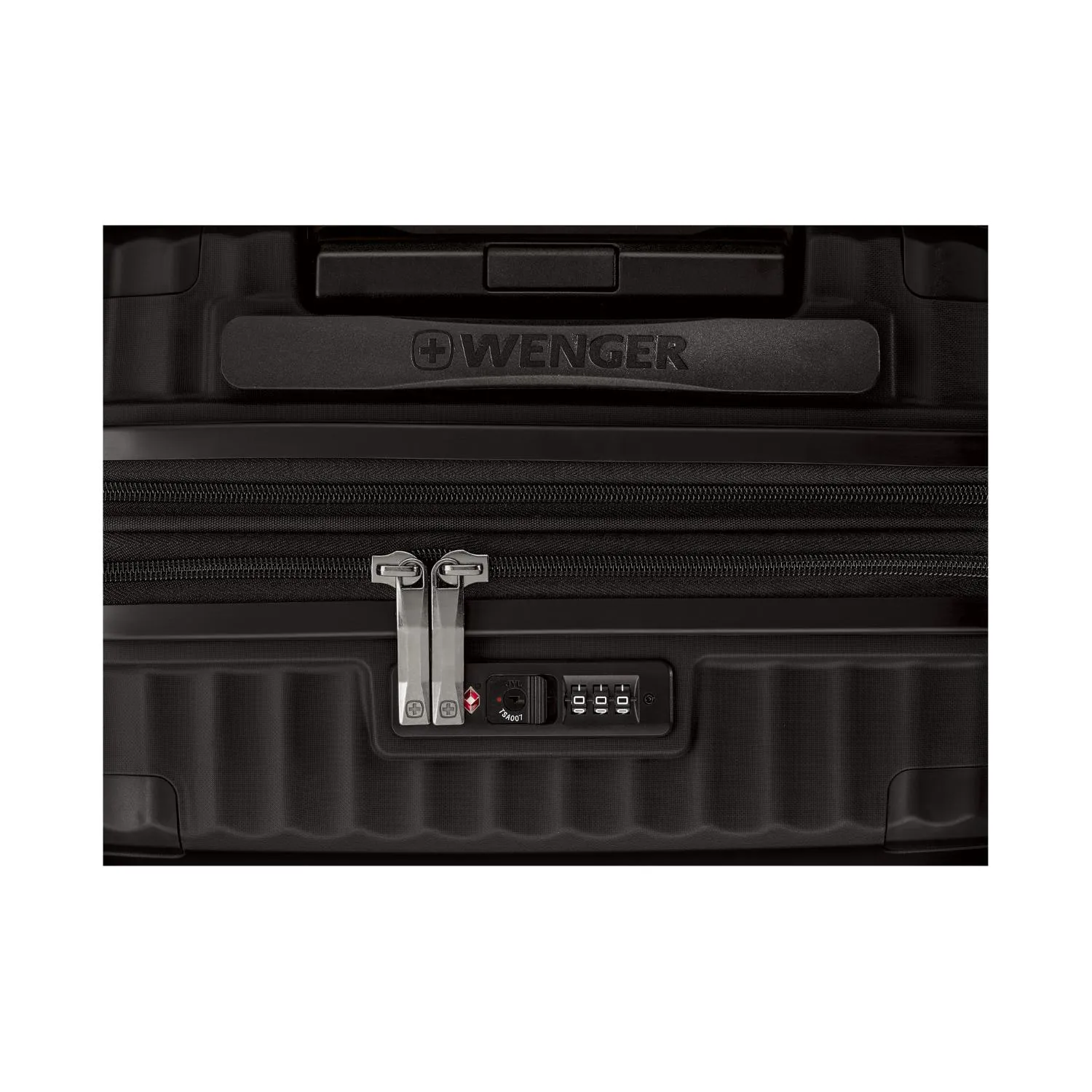 Wenger Optimo Hardside Expandable 57cm Cabin Luggage Trolley Black