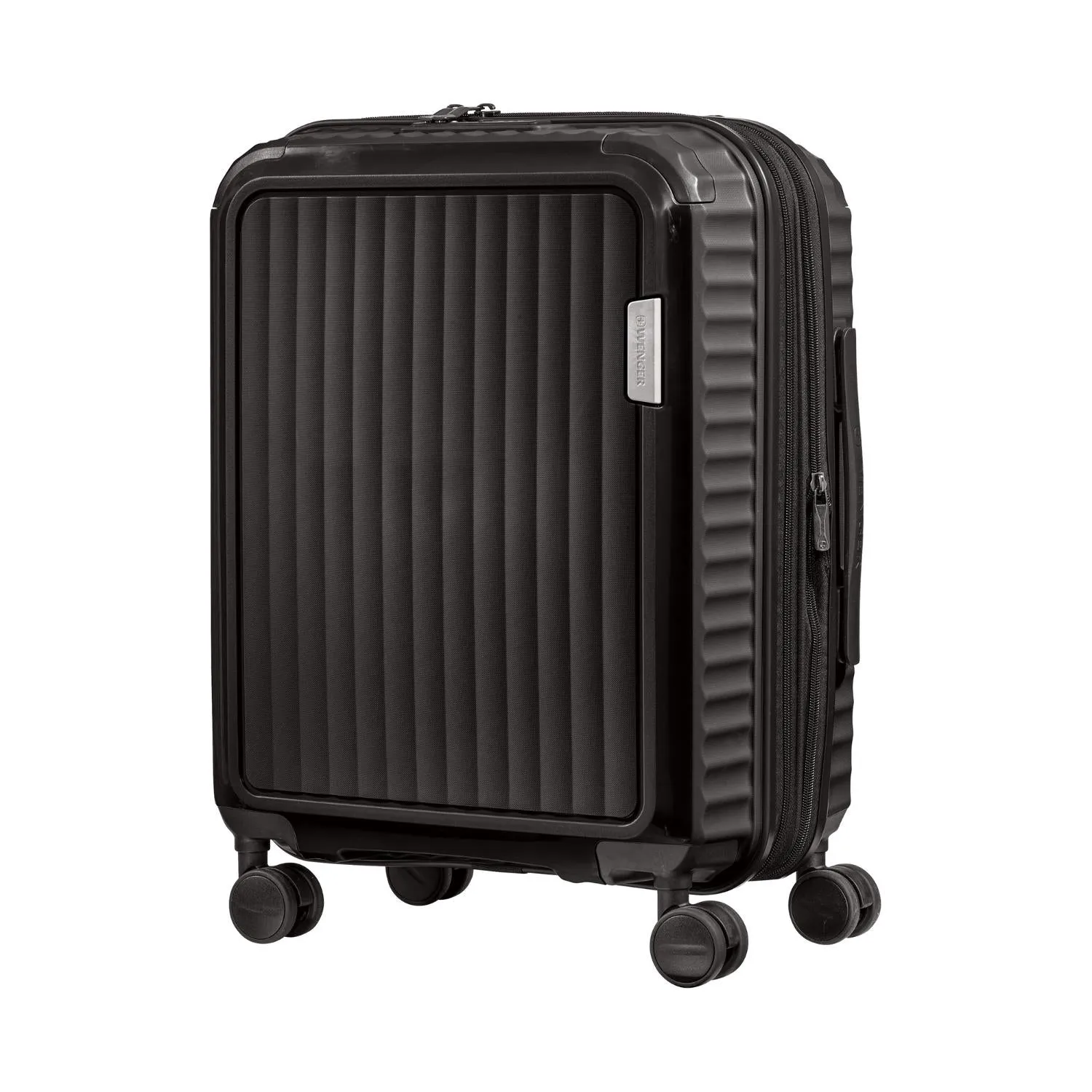 Wenger Optimo Hardside Expandable 57cm Cabin Luggage Trolley Black