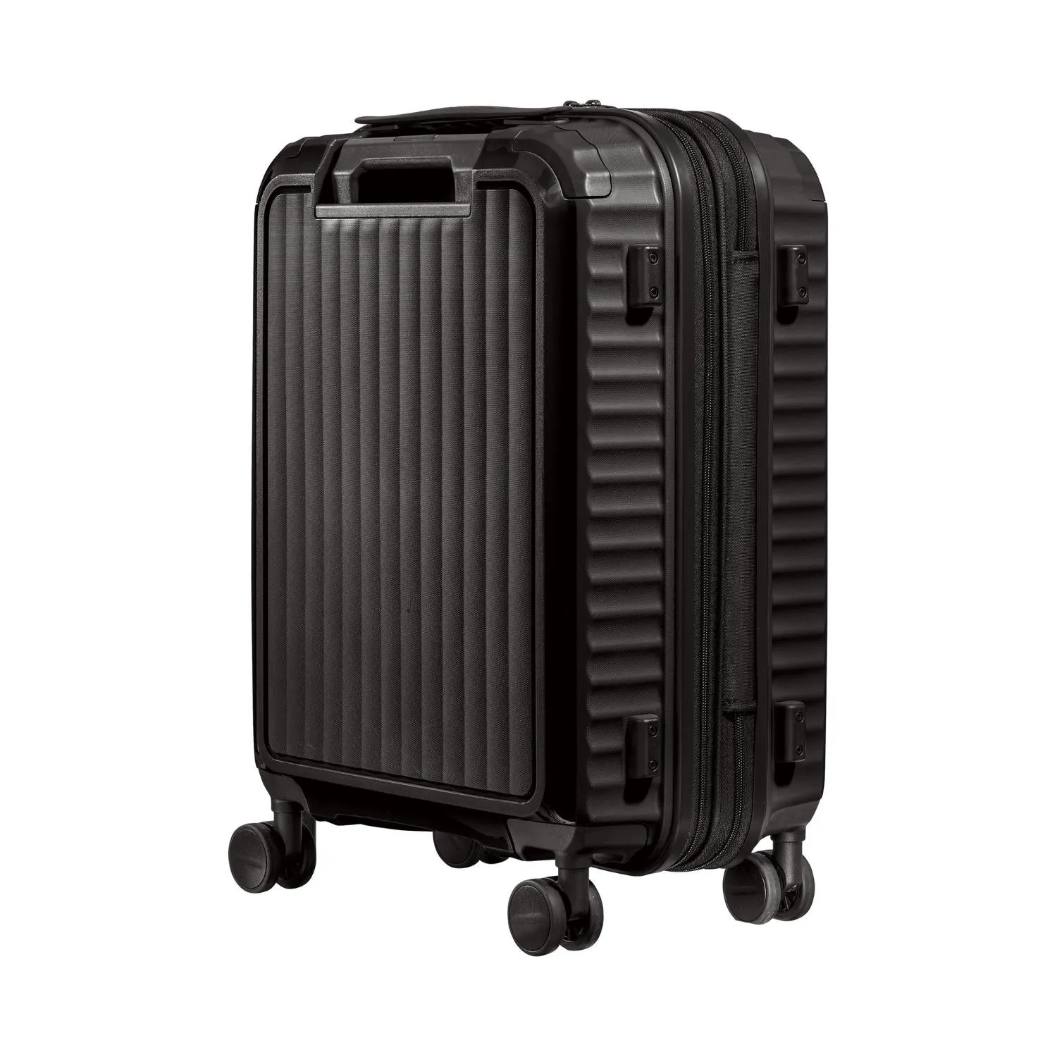 Wenger Optimo Hardside Expandable 57cm Cabin Luggage Trolley Black