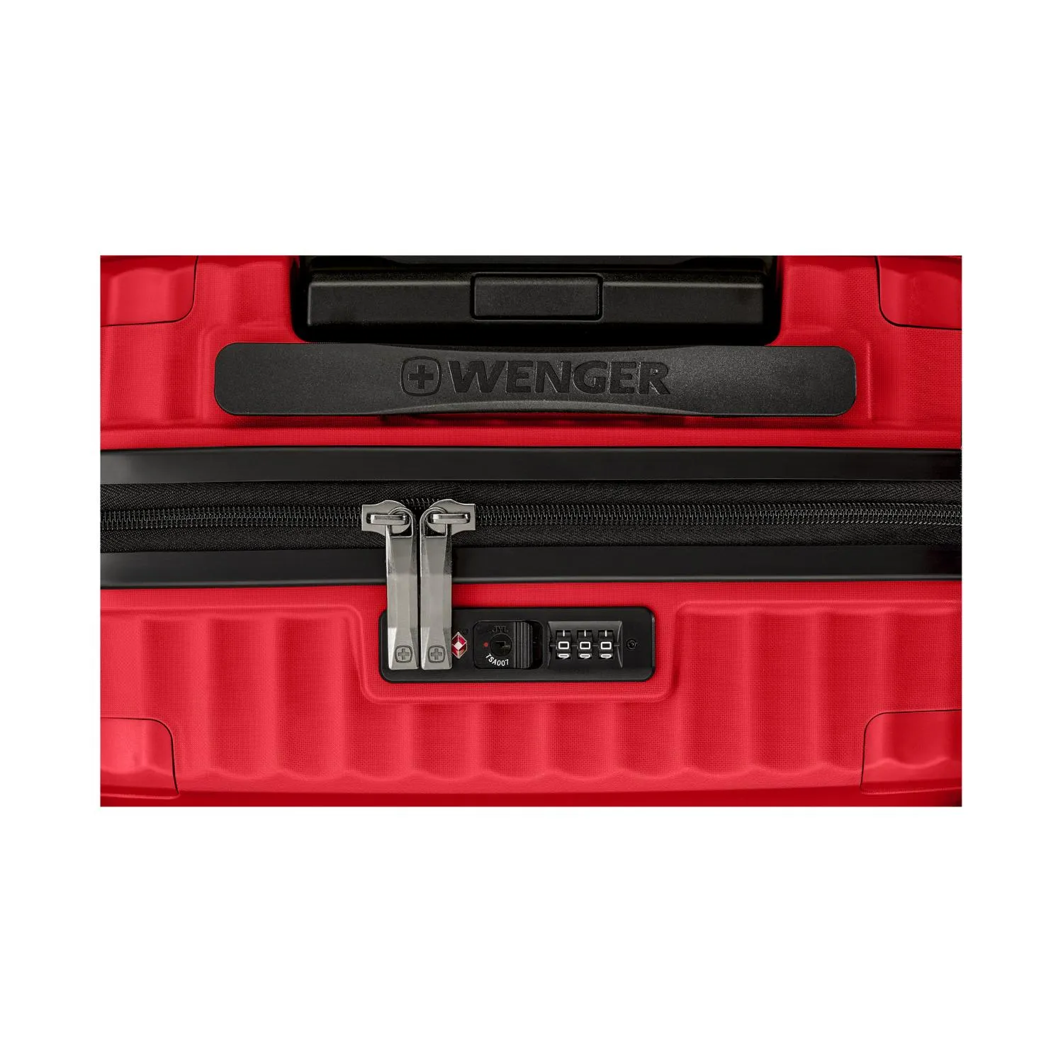 Wenger Optimo Hardside Expandable 57cm Cabin Luggage Trolley red