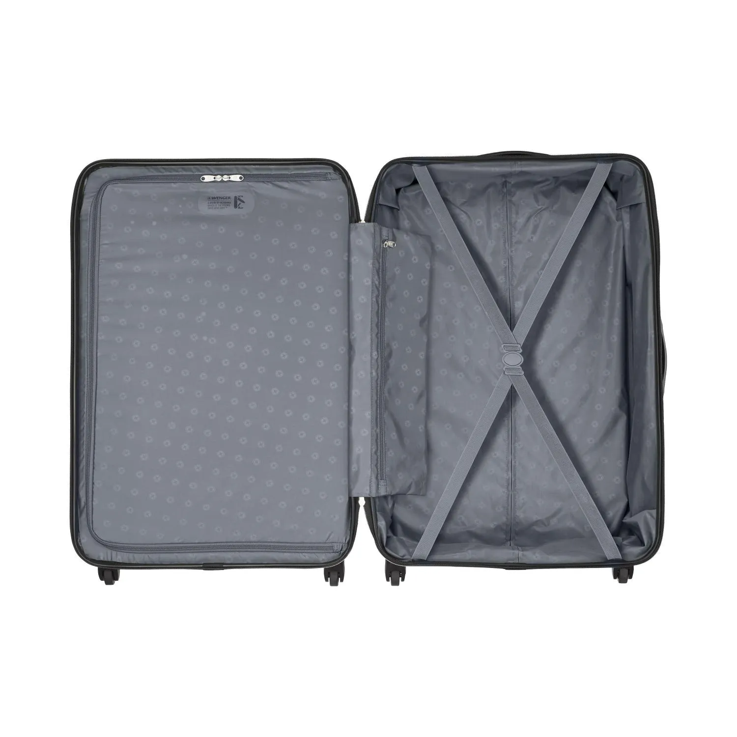 Wenger Trayn 53 67 78cm Hardcase Luggage Trolley  Set Of 3- Black
