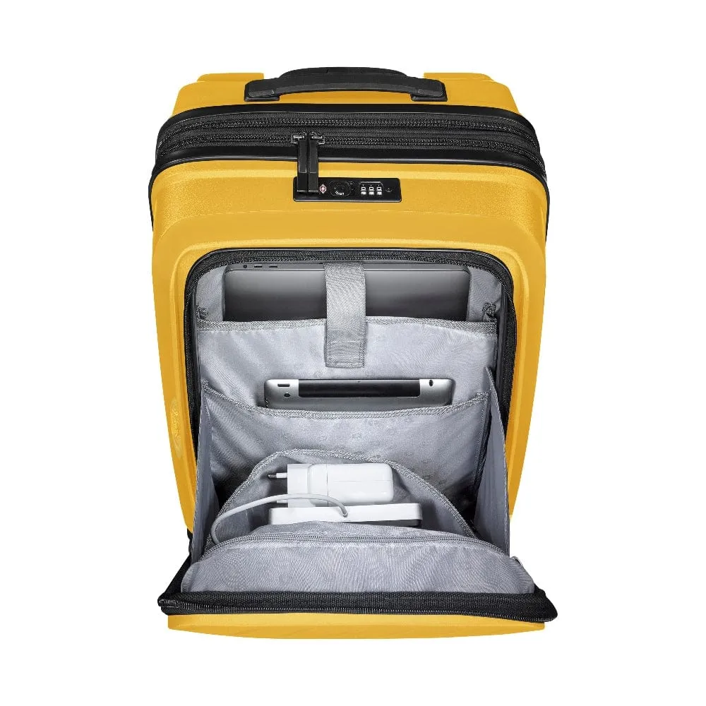 Wenger Ultra-Lite Hardside Carry-On Expandable 55Cm Cabin Luggage Trolley Yellow - 612371