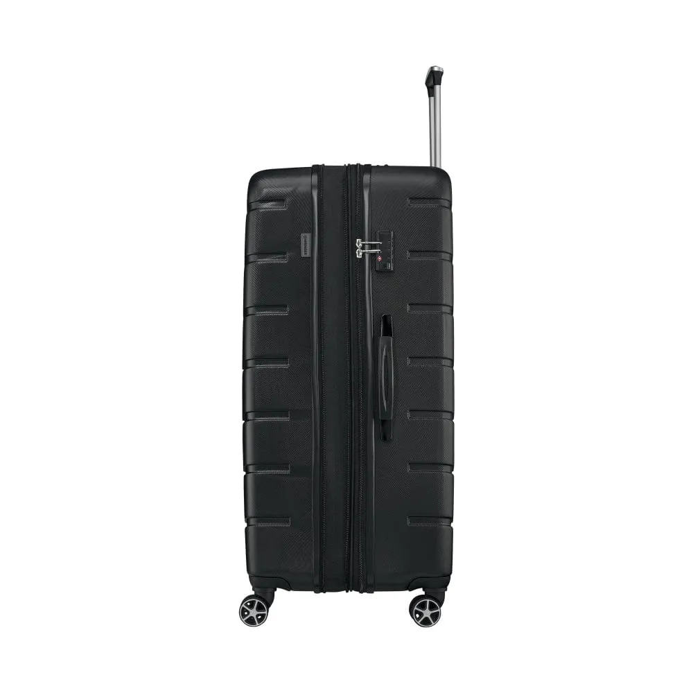 Wenger Vaiana Large Hardside Expandable 87Cm Check-In Luggage Trolley Black - 612357