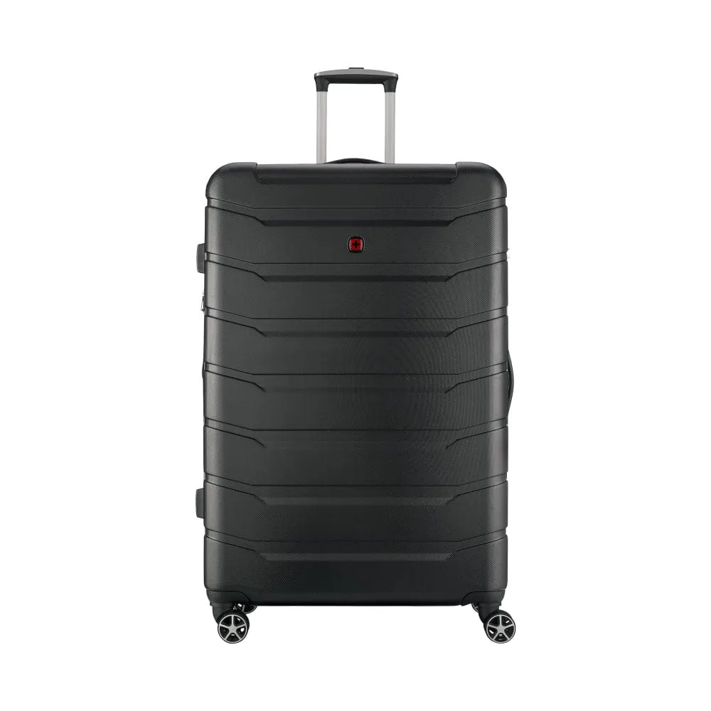 Wenger Vaiana Large Hardside Expandable 87Cm Check-In Luggage Trolley Black - 612357