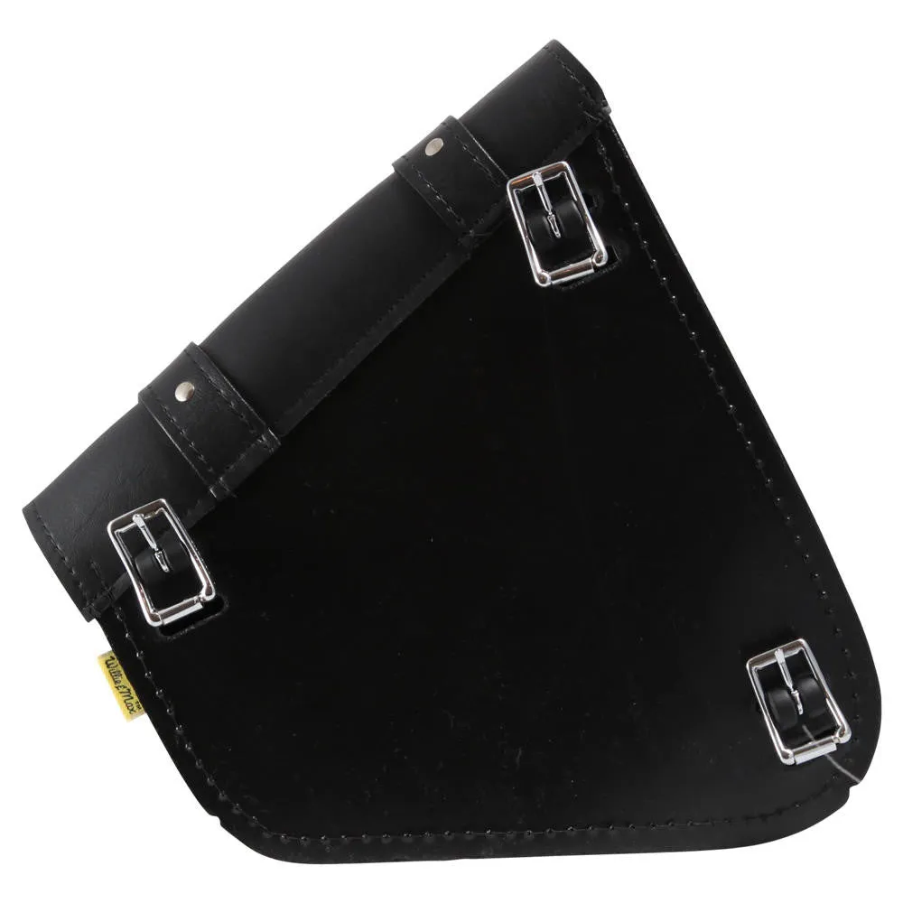 Willie & Max - Blackjack Triangular Hard Tail Saddle Bag - Left Side