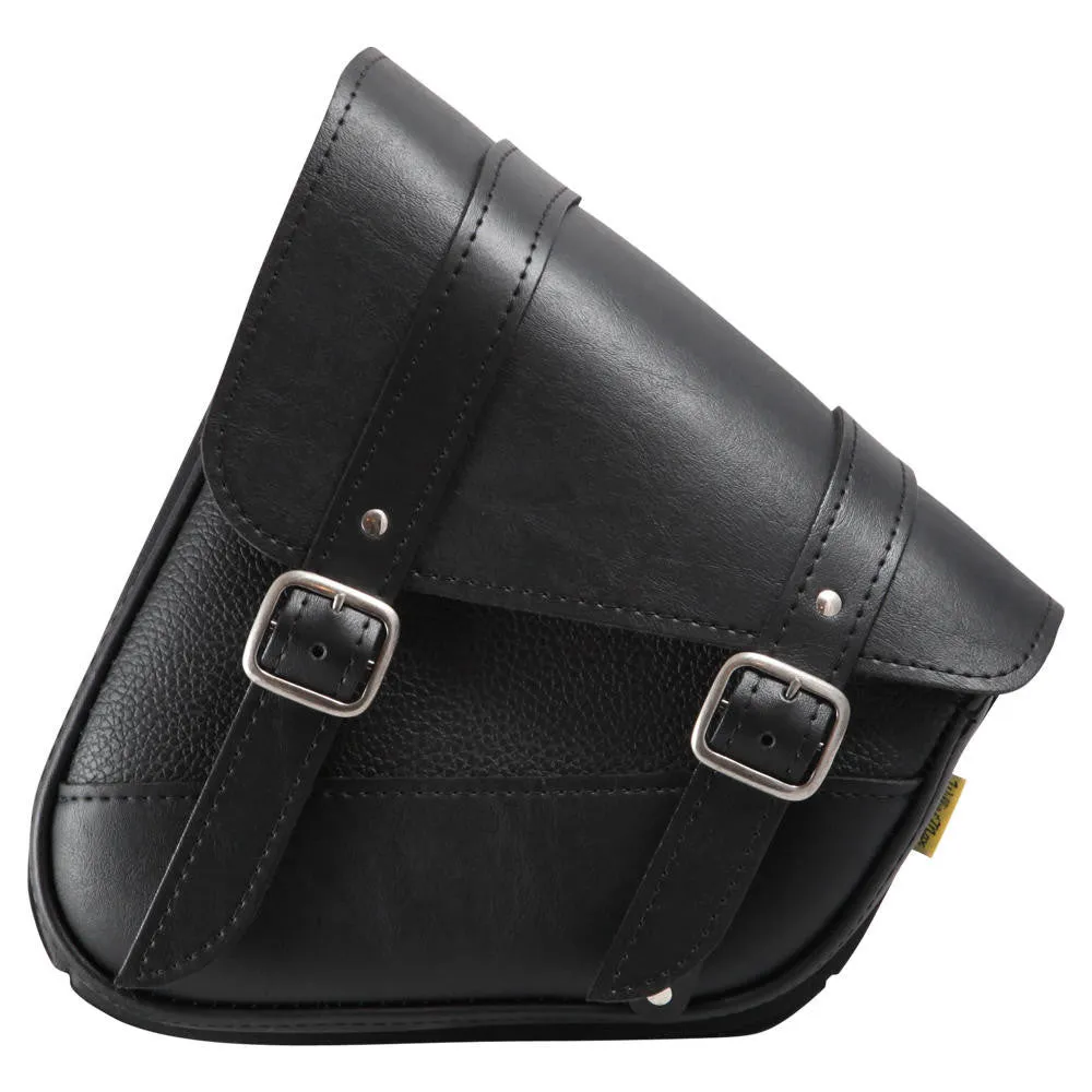 Willie & Max - Blackjack Triangular Hard Tail Saddle Bag - Left Side