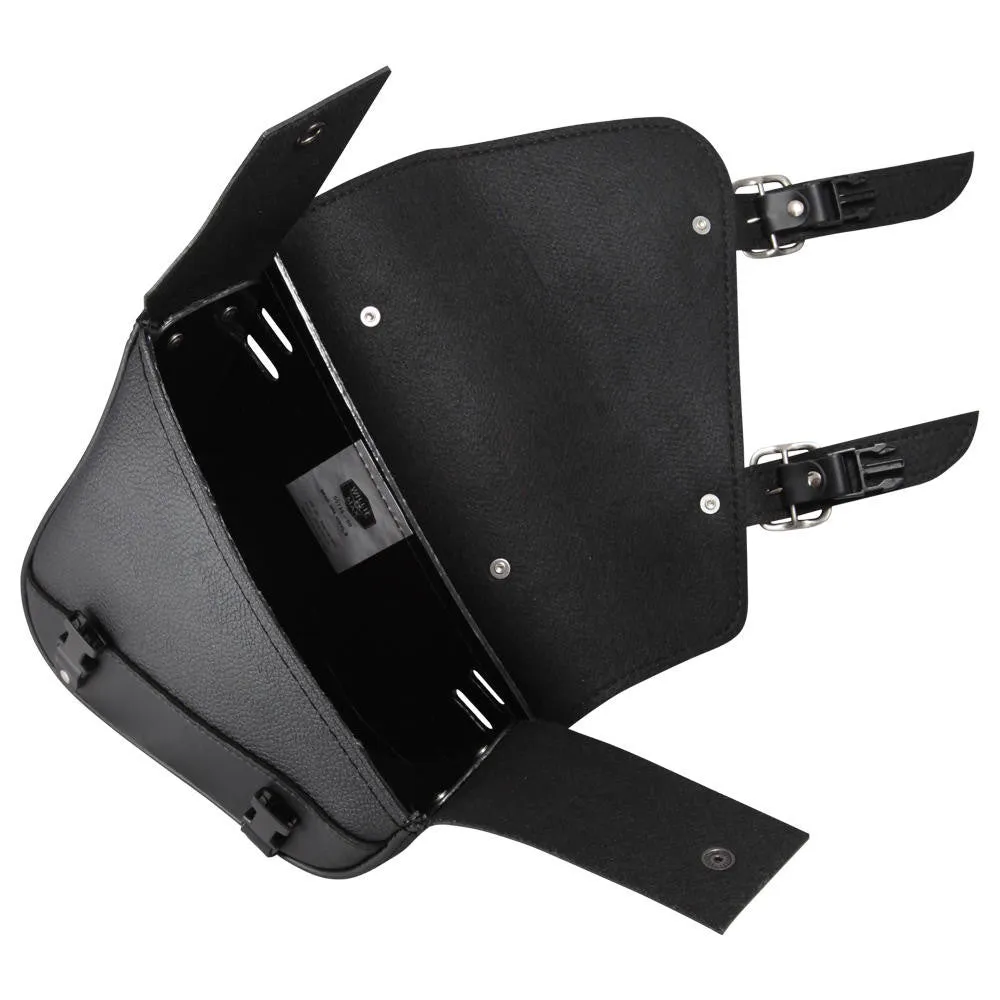 Willie & Max - Blackjack Triangular Hard Tail Saddle Bag - Left Side
