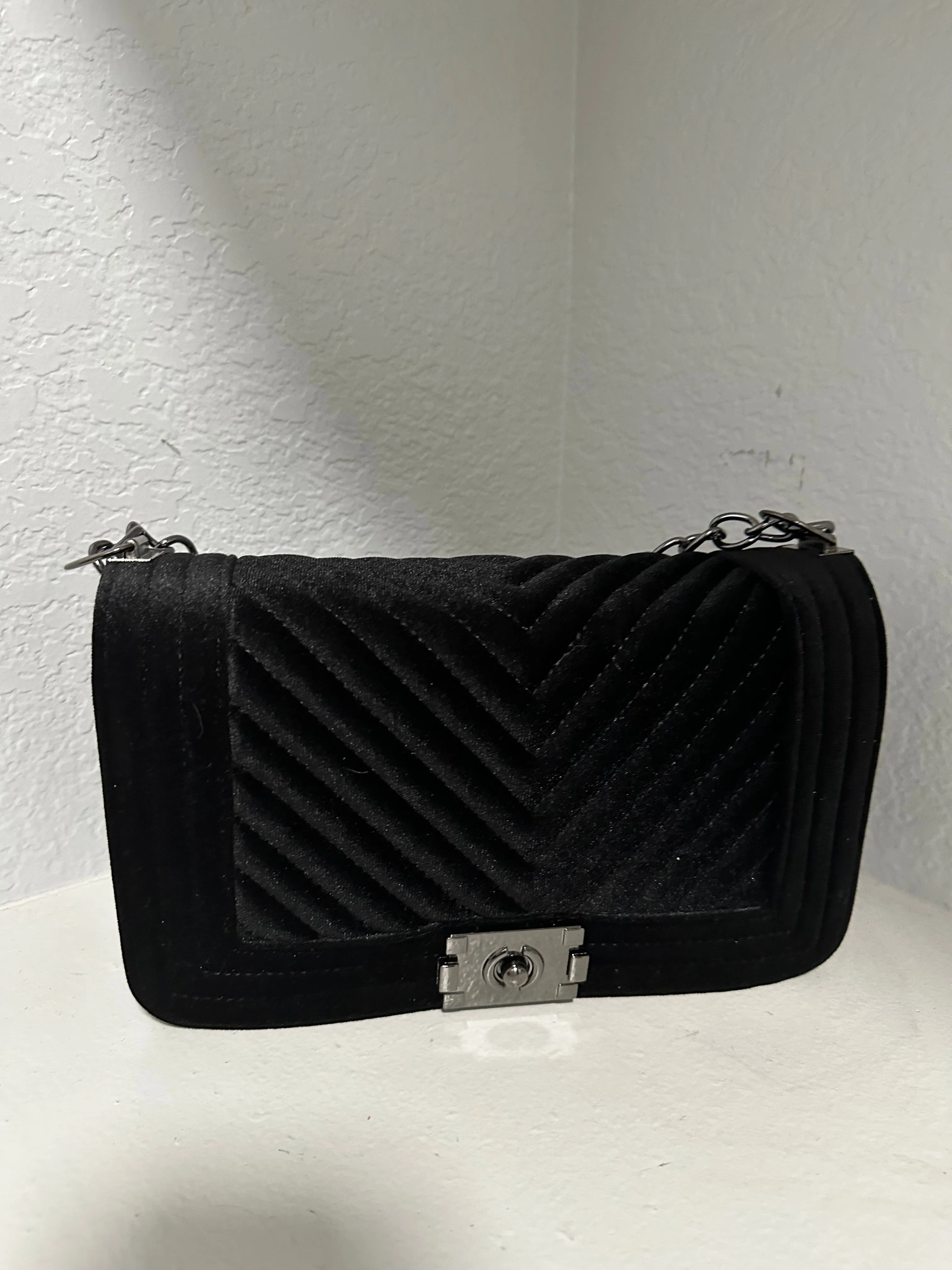 Winter Velvet Handbag