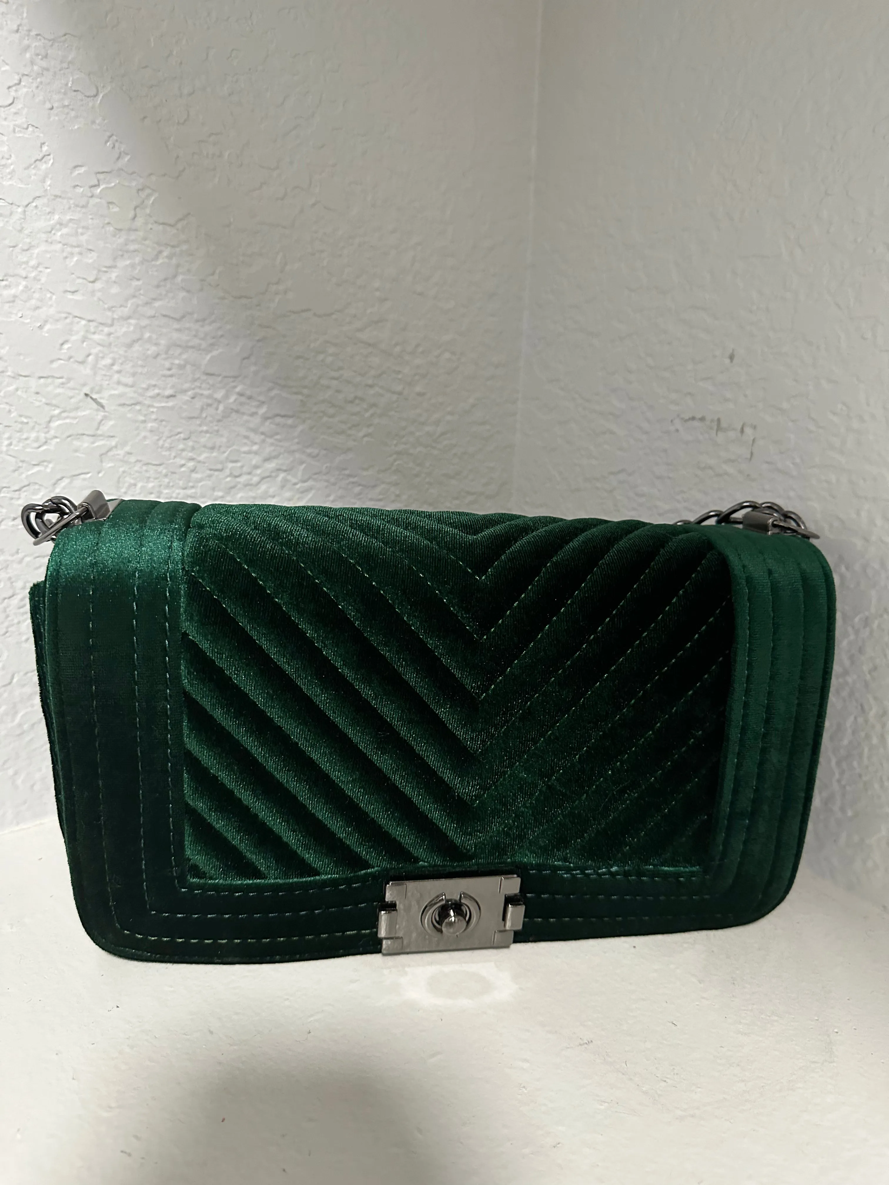Winter Velvet Handbag