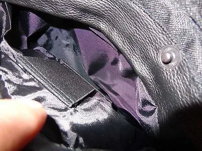 Women's Blk Pink Leather Jacket with studs and wings detailing back