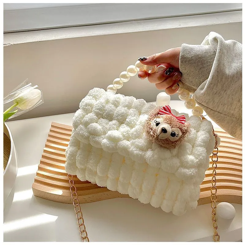Women's Handmade Material Boyfriend Couple Girlfriends Making Gift Handbags