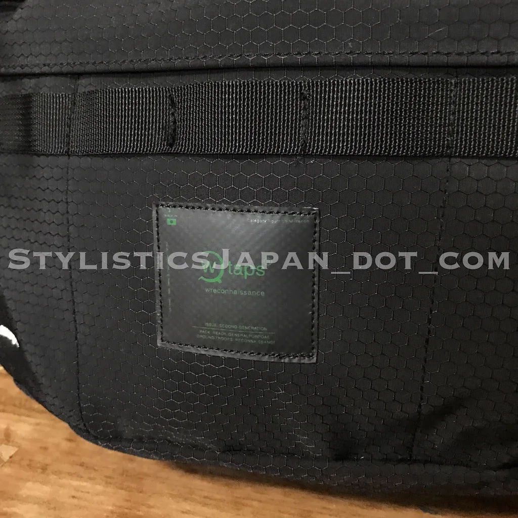 WTaps x Porter Readypack 2nd Gen. DELTA (Hip Up) Ripstop Waist/Shoulder Bag Black