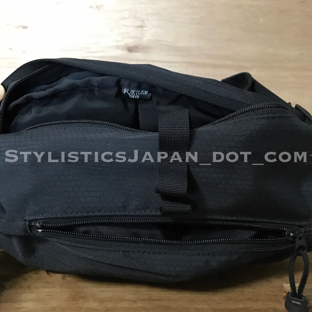 WTaps x Porter Readypack 2nd Gen. DELTA (Hip Up) Ripstop Waist/Shoulder Bag Black