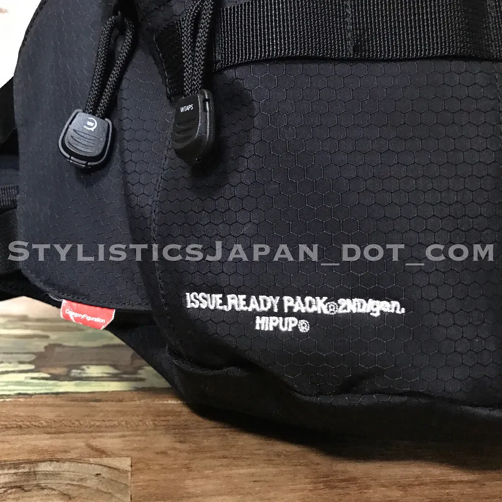 WTaps x Porter Readypack 2nd Gen. DELTA (Hip Up) Ripstop Waist/Shoulder Bag Black