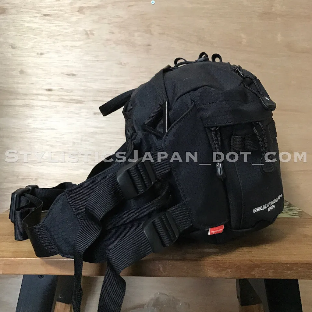 WTaps x Porter Readypack 2nd Gen. DELTA (Hip Up) Ripstop Waist/Shoulder Bag Black