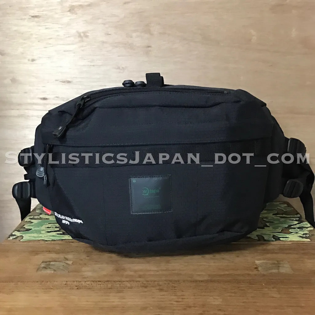 WTaps x Porter Readypack 2nd Gen. DELTA (Hip Up) Ripstop Waist/Shoulder Bag Black