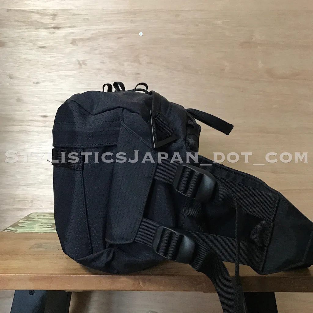 WTaps x Porter Readypack 2nd Gen. DELTA (Hip Up) Ripstop Waist/Shoulder Bag Black