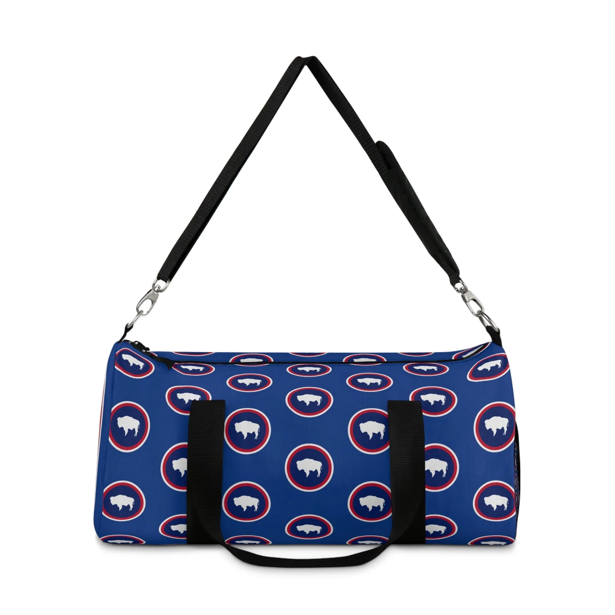 Wyoming  Buffalo State  Flag Duffel Bag