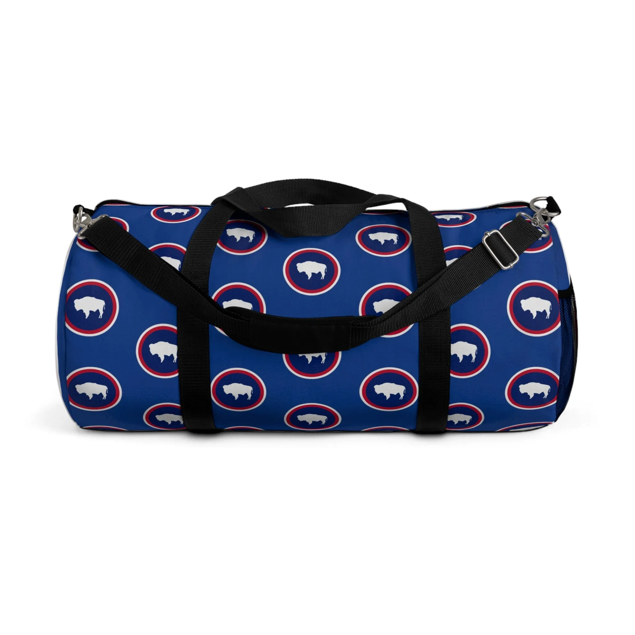 Wyoming  Buffalo State  Flag Duffel Bag
