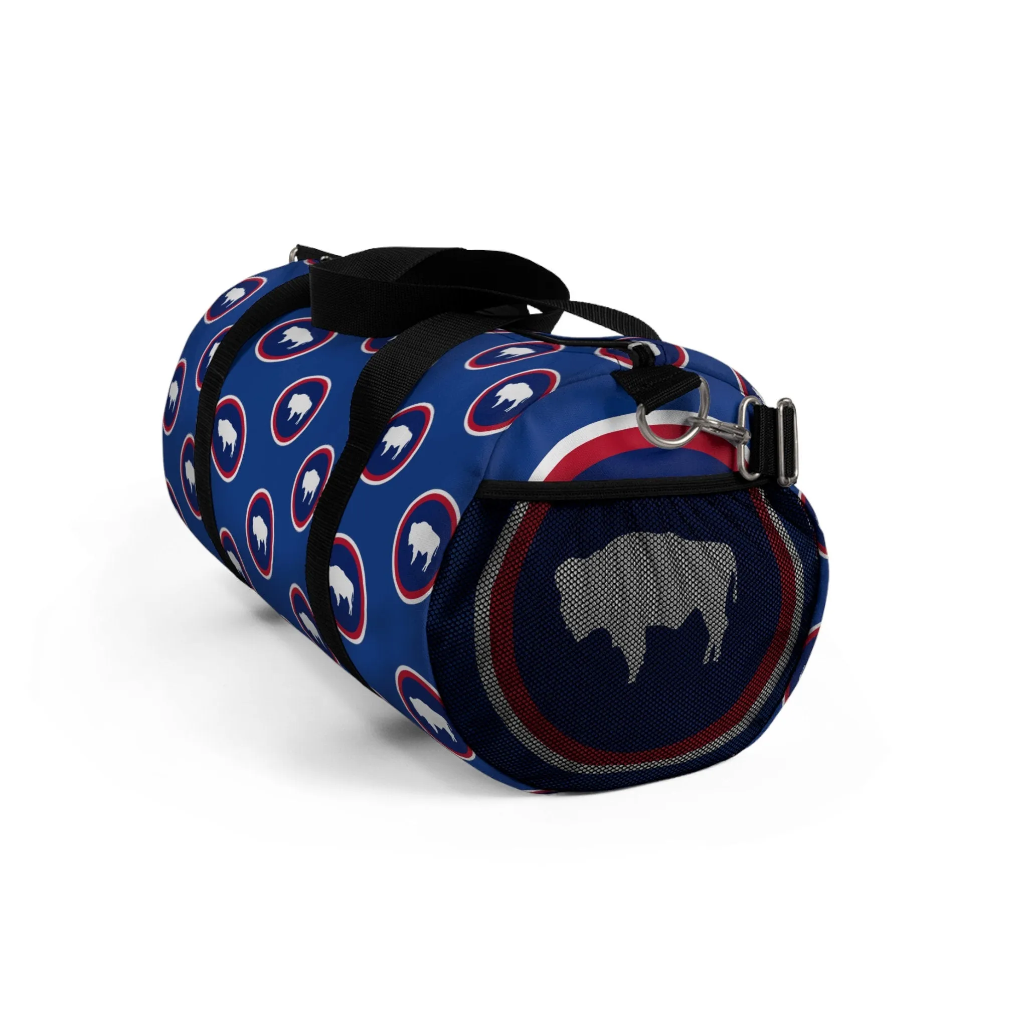 Wyoming  Buffalo State  Flag Duffel Bag