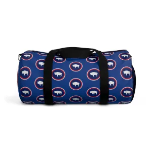 Wyoming  Buffalo State  Flag Duffel Bag